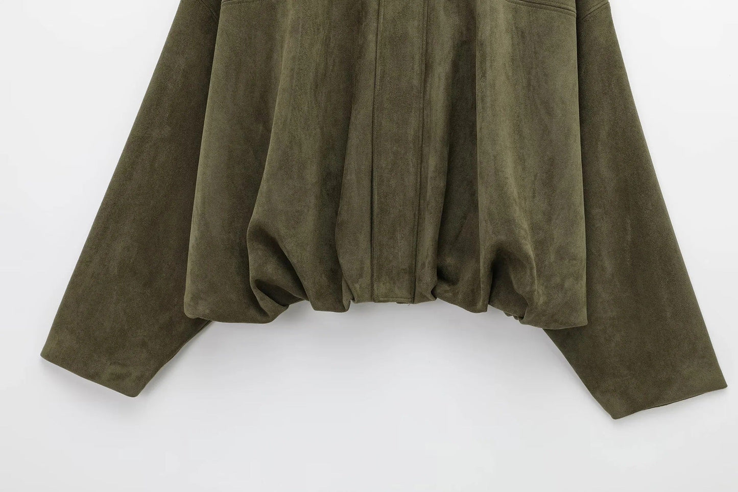 Dames Oversized Suède Jas