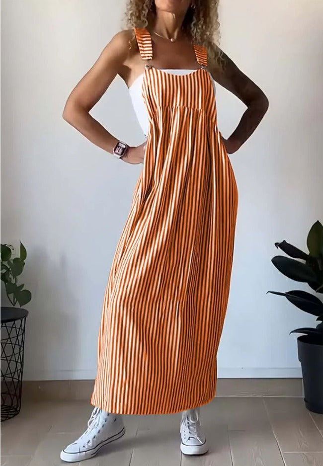 Luchtige Streepjessalopette Met Relaxed Fit – Casual Zomerfavoriet