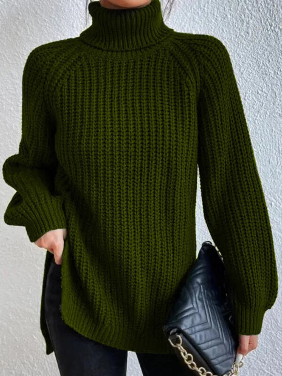 Grofgebreide Dames Coltrui – Tijdloze Knit Met Moderne Attitude Voor Herfst En Winter