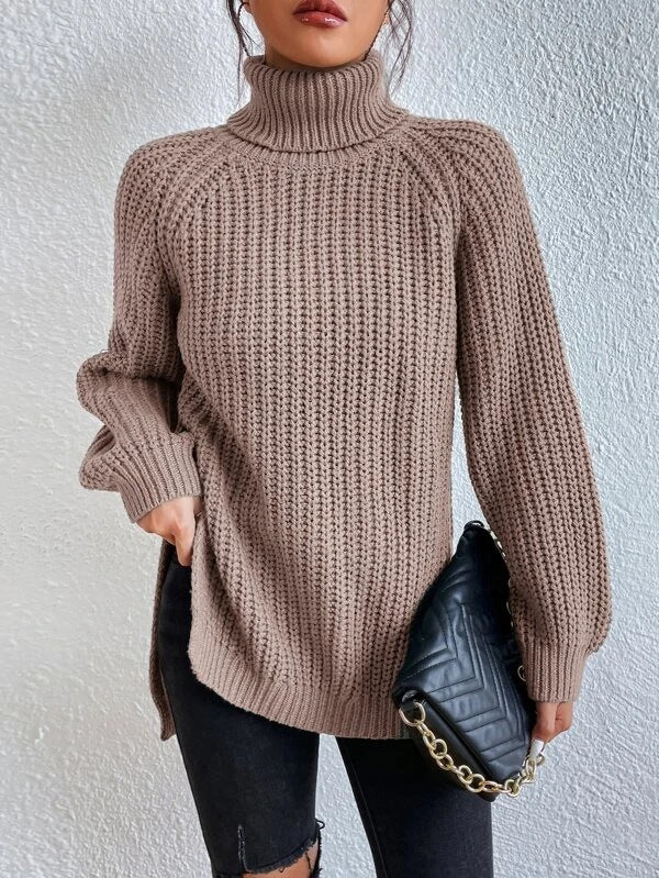 Grofgebreide Dames Coltrui – Tijdloze Knit Met Moderne Attitude Voor Herfst En Winter