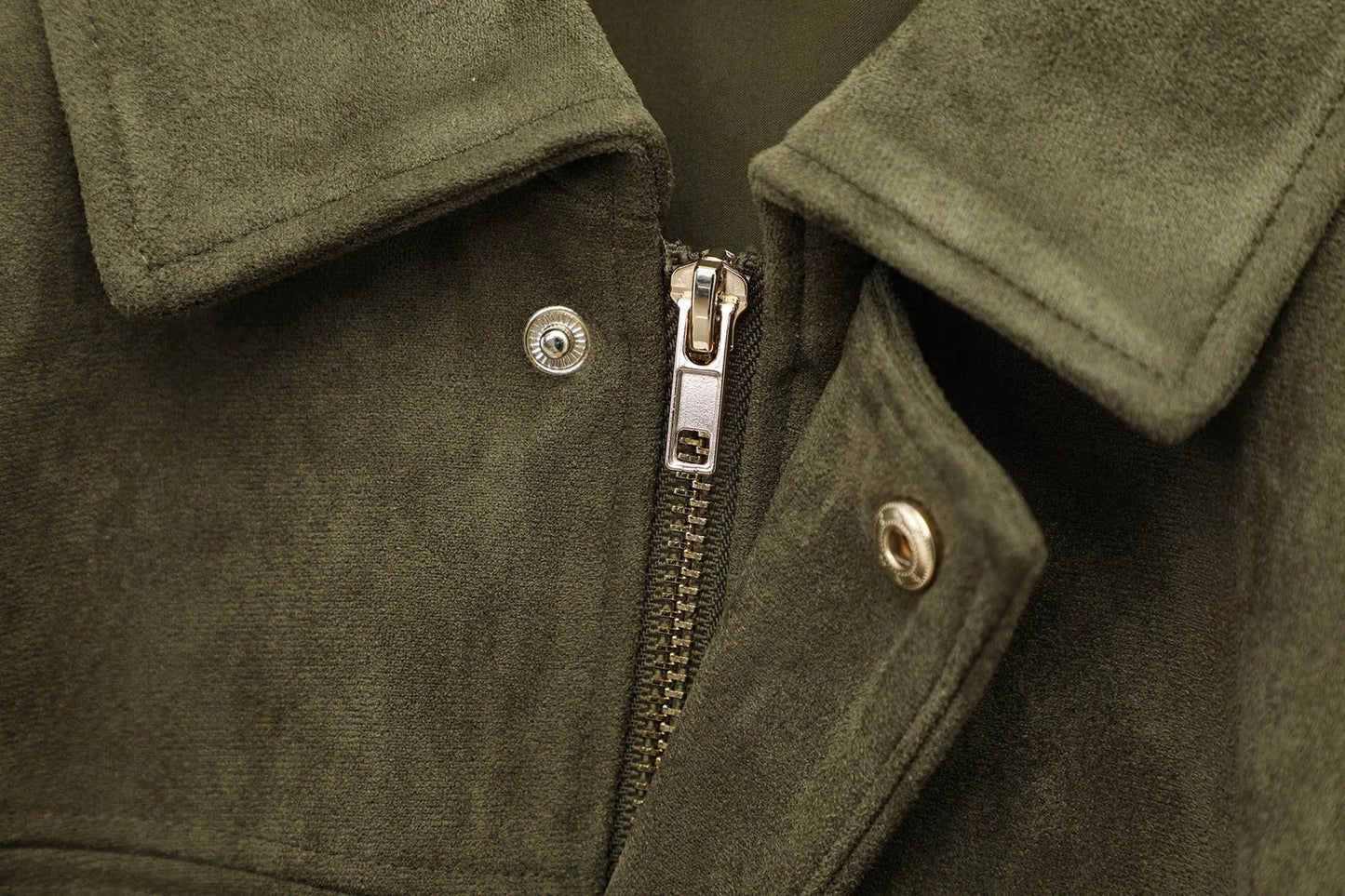 Dames Oversized Suède Jas