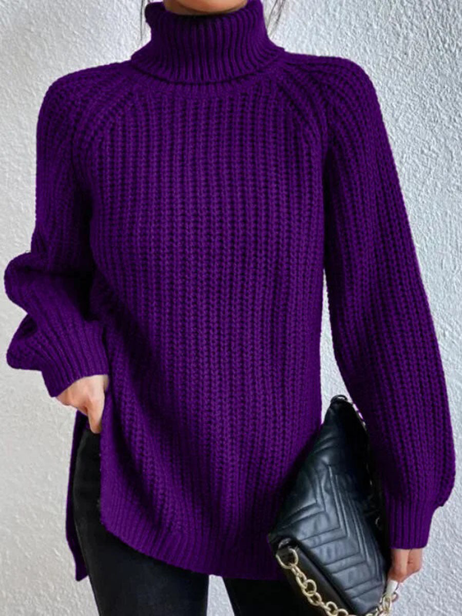 Grofgebreide Dames Coltrui – Tijdloze Knit Met Moderne Attitude Voor Herfst En Winter