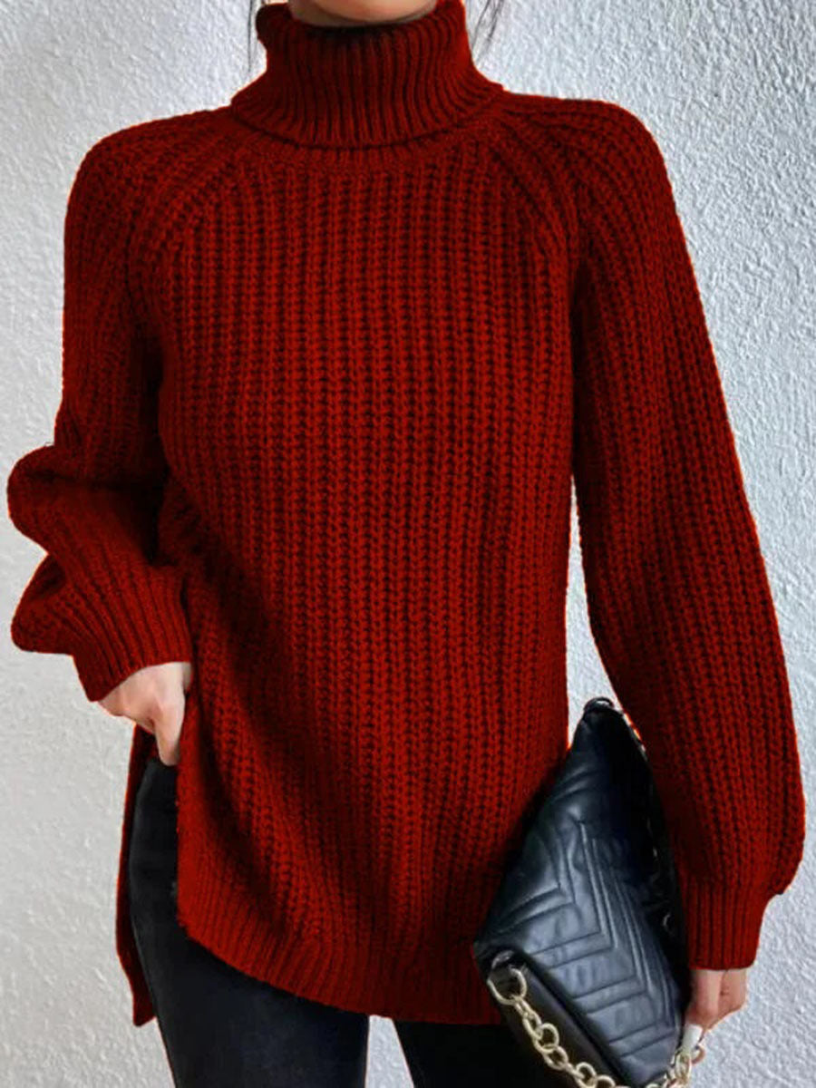 Grofgebreide Dames Coltrui – Tijdloze Knit Met Moderne Attitude Voor Herfst En Winter
