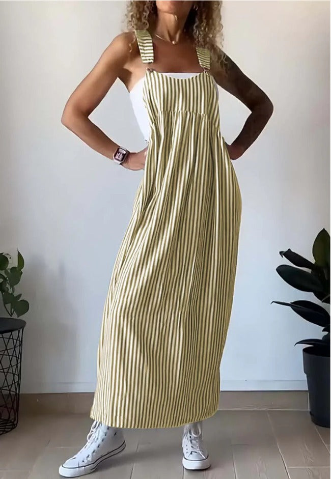 Luchtige Streepjessalopette Met Relaxed Fit – Casual Zomerfavoriet