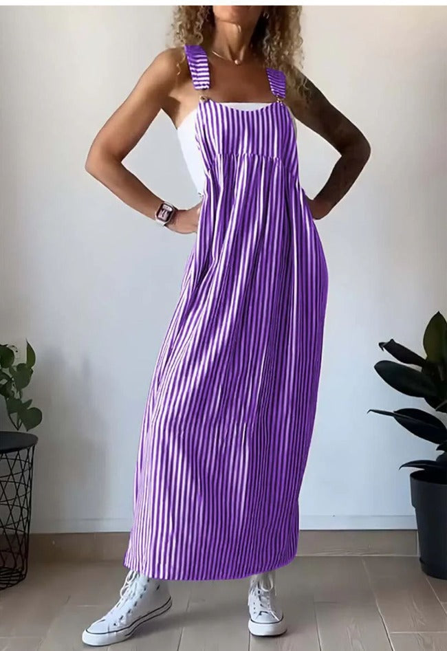 Luchtige Streepjessalopette Met Relaxed Fit – Casual Zomerfavoriet