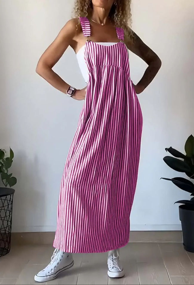 Luchtige Streepjessalopette Met Relaxed Fit – Casual Zomerfavoriet