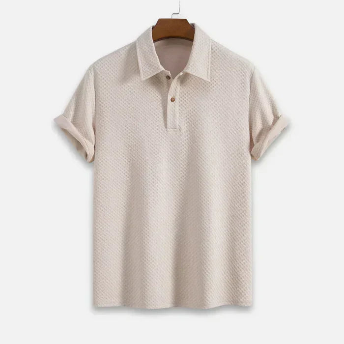 Herenset Met Polo En Elastische Broek – Ademend, Stretch & Zomerproof