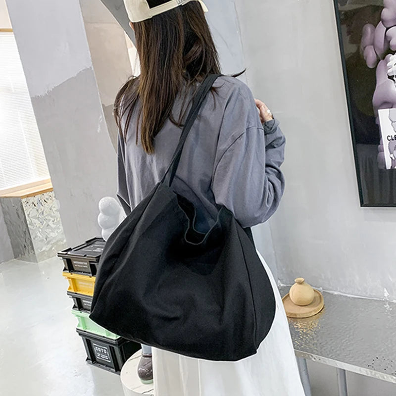Canvas Shopper Schoudertas Dames