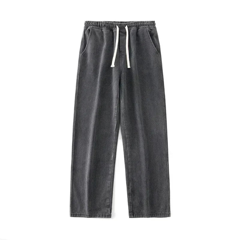 Heren High Waist Wide Leg Jeans