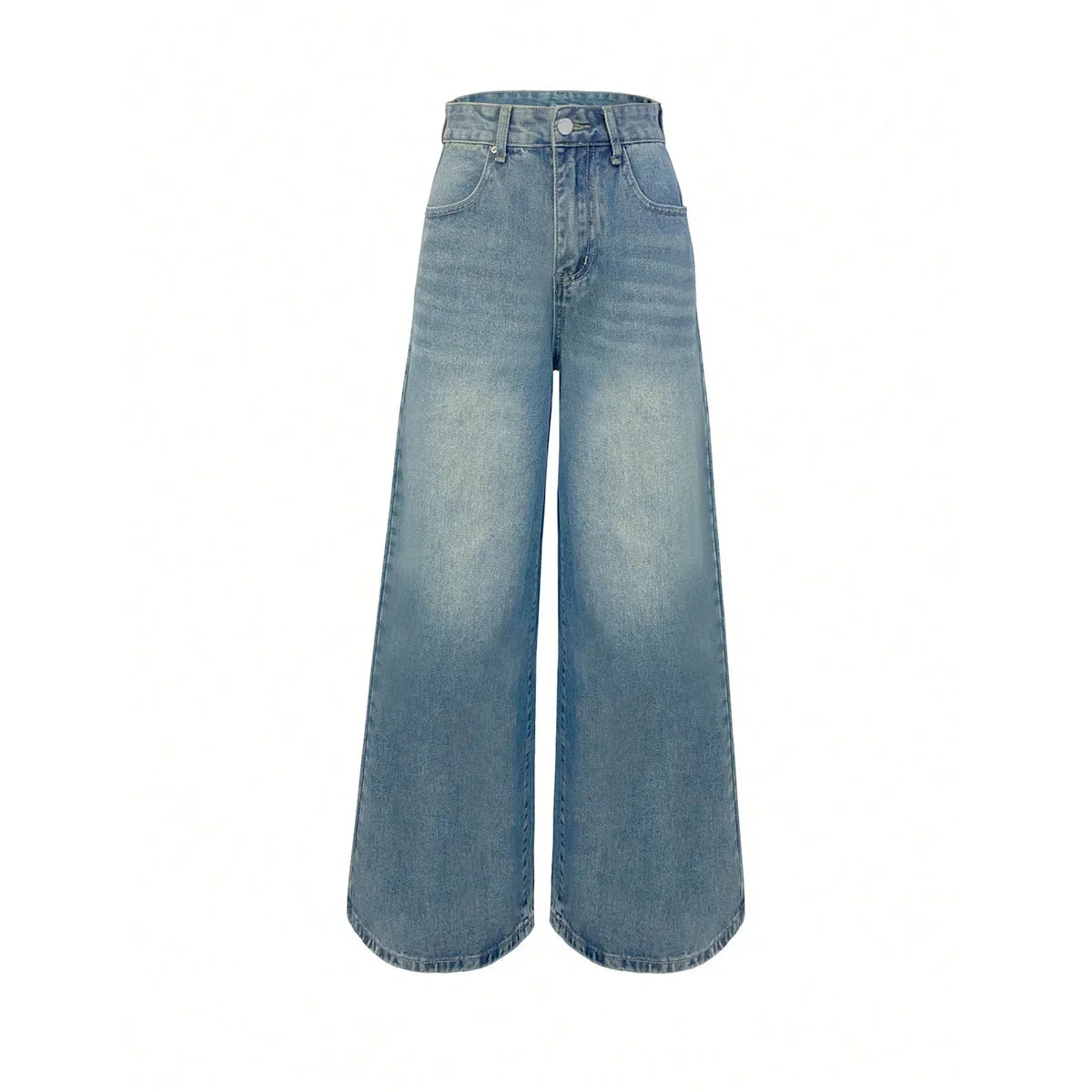 High Waist Wide Leg Jeans Dames