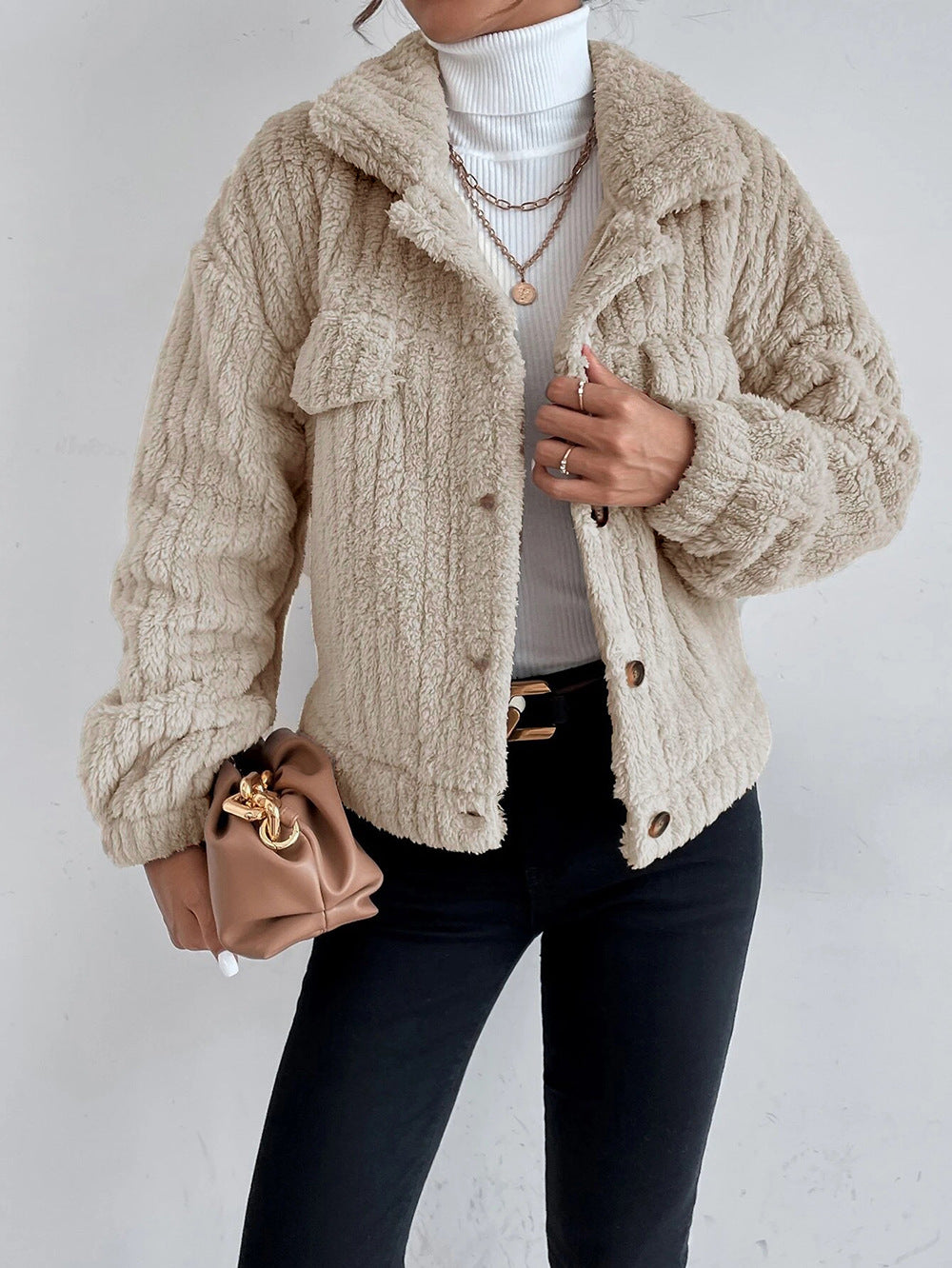 Grofgebreide Teddyjas Voor Dames – Warm & Stijlvol Voor Herfst En Winter