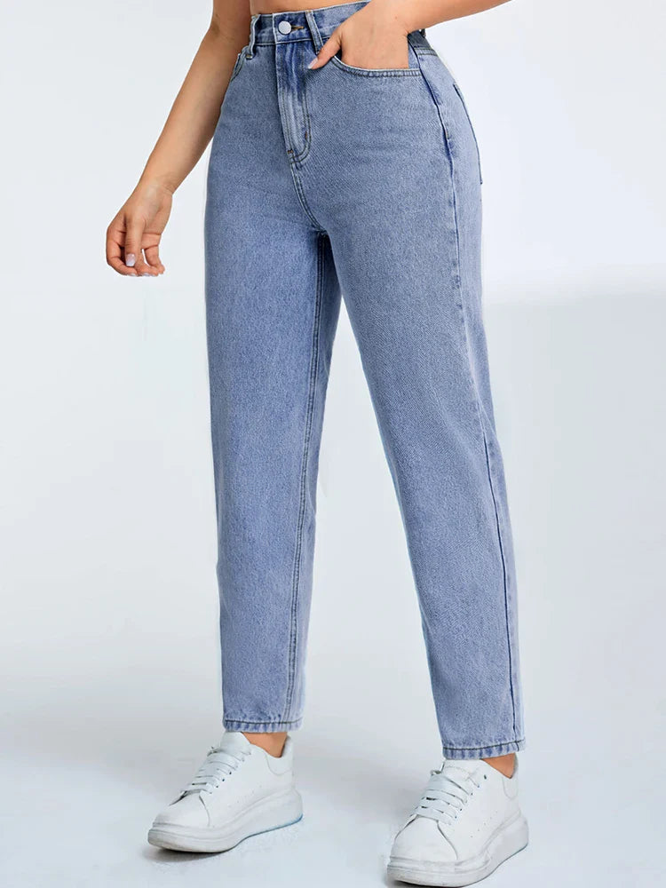High Waist Mom Jeans Dames