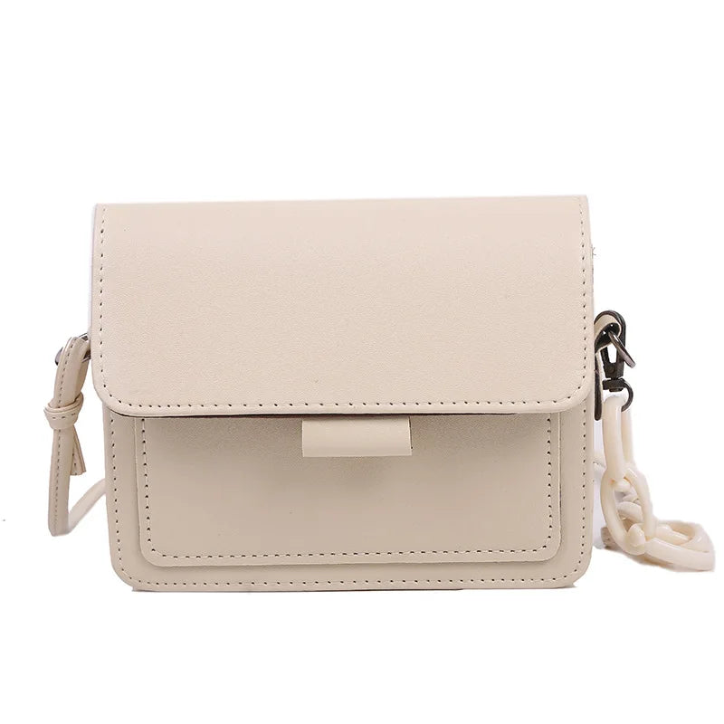 Mini Crossbody Tas Voor Dames – Minimalistische Handtas Met Kettingband Voor Dagelijks Gebruik & Avondlooks