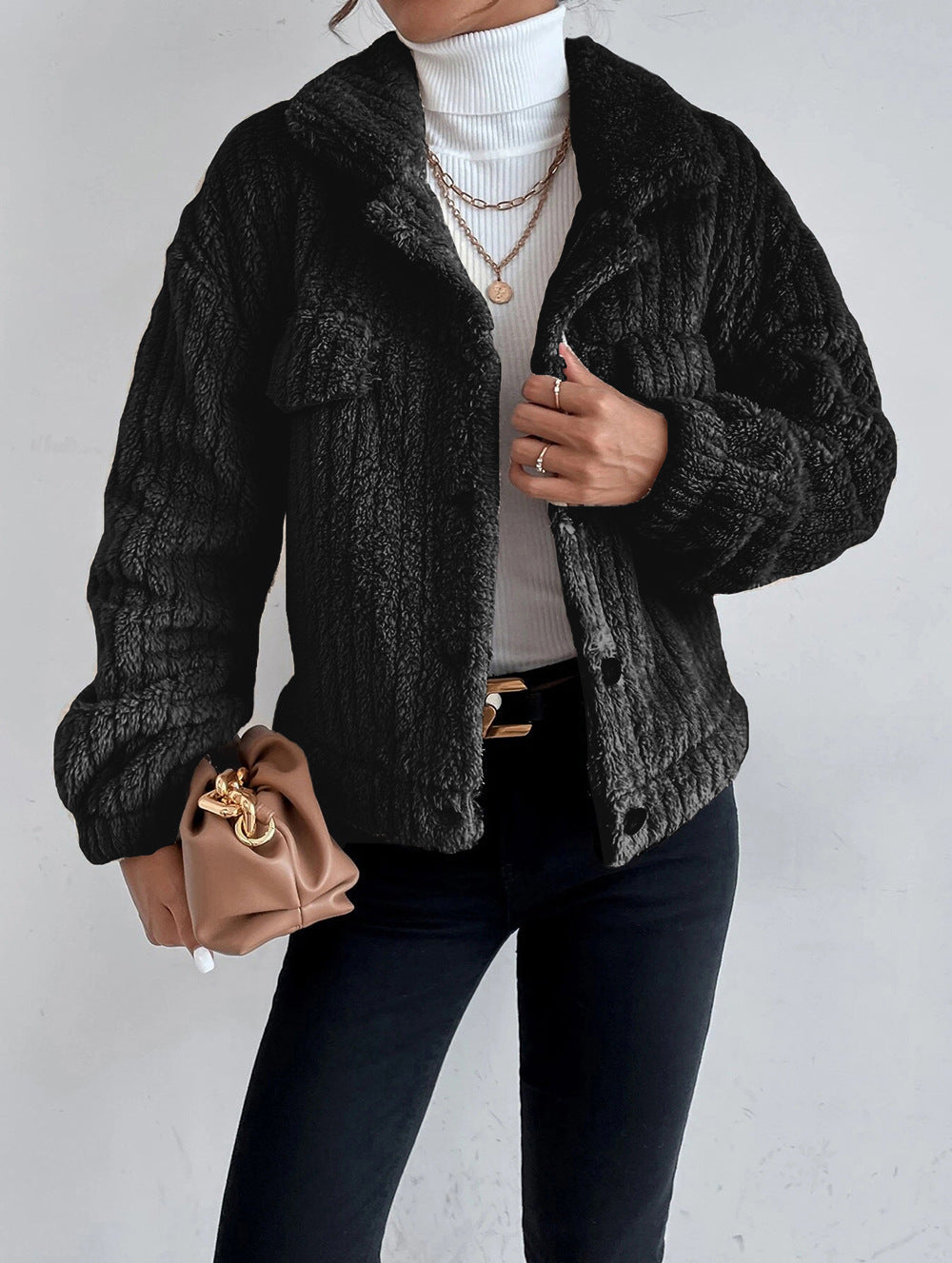 Grofgebreide Teddyjas Voor Dames – Warm & Stijlvol Voor Herfst En Winter