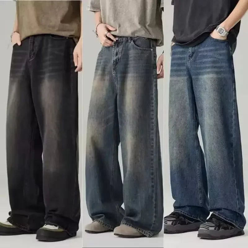Heren Wide Leg Jeans