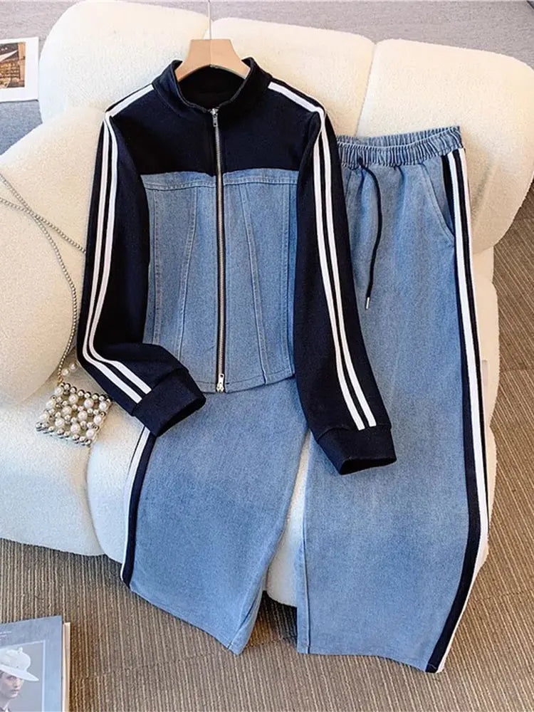 Denim Style Trainingspak Dames