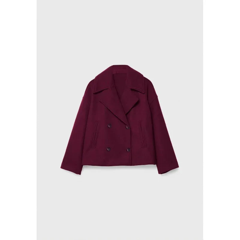 Cropped Trenchcoat Met Tijdloze Look