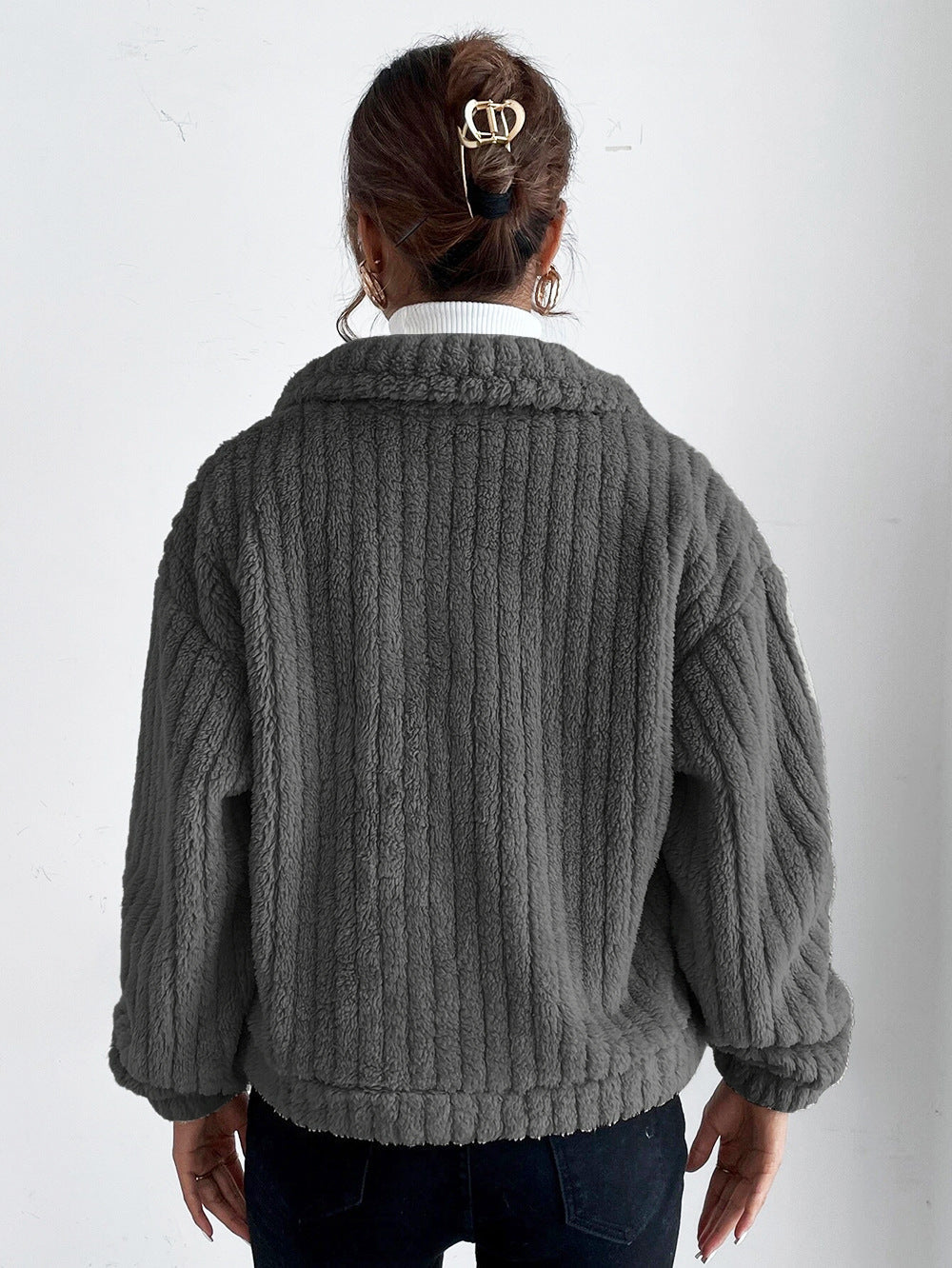 Grofgebreide Teddyjas Voor Dames – Warm & Stijlvol Voor Herfst En Winter