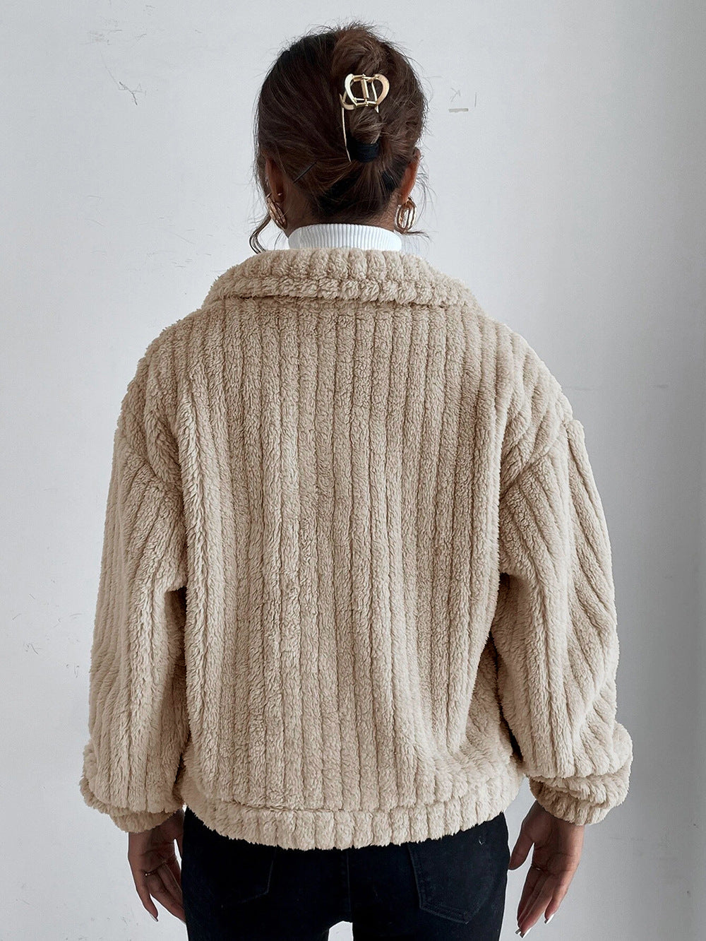 Grofgebreide Teddyjas Voor Dames – Warm & Stijlvol Voor Herfst En Winter