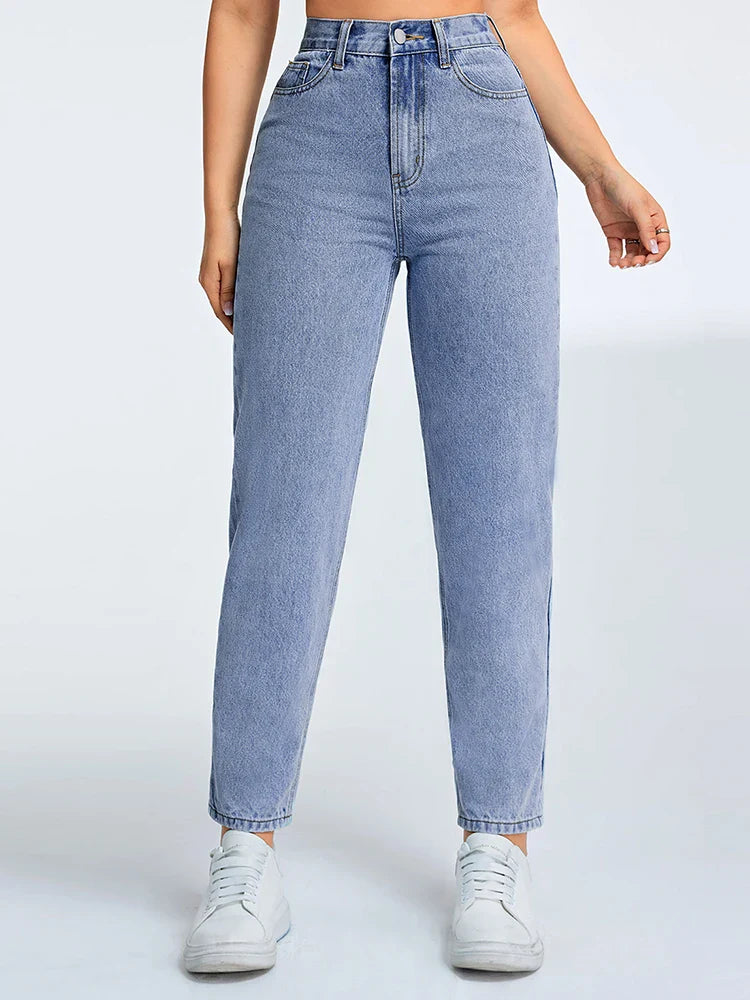 High Waist Mom Jeans Dames