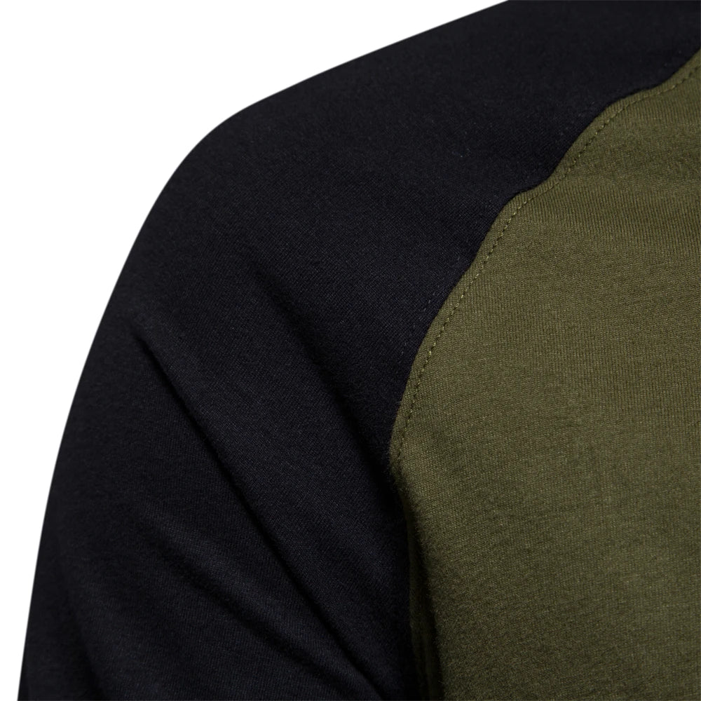 Sportieve Longsleeve Met Contrastmouwen