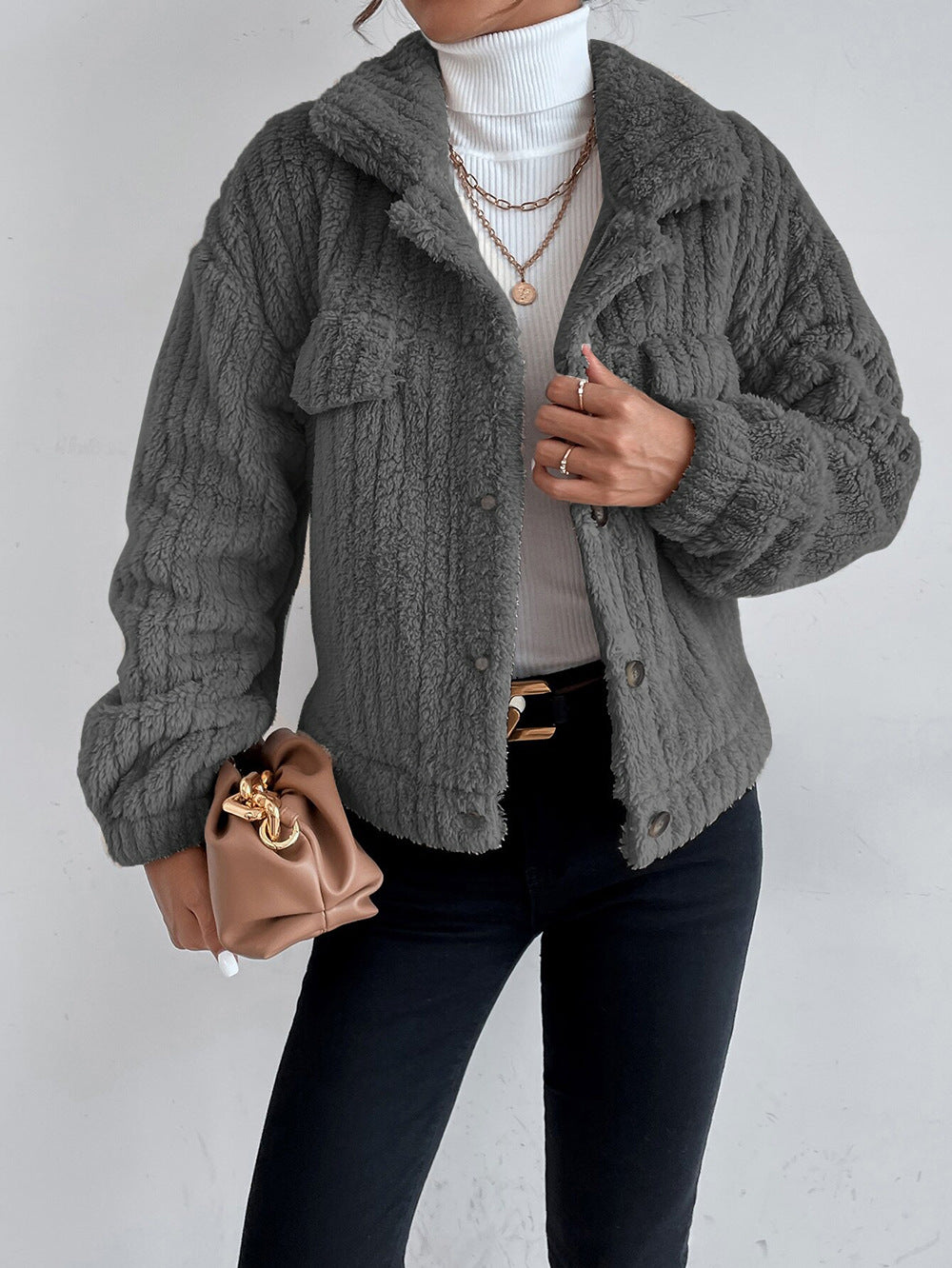 Grofgebreide Teddyjas Voor Dames – Warm & Stijlvol Voor Herfst En Winter