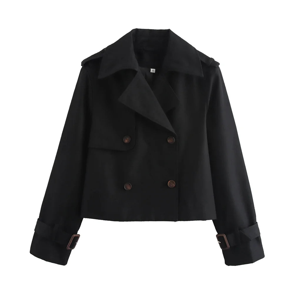 Statement trenchcoat met power-look