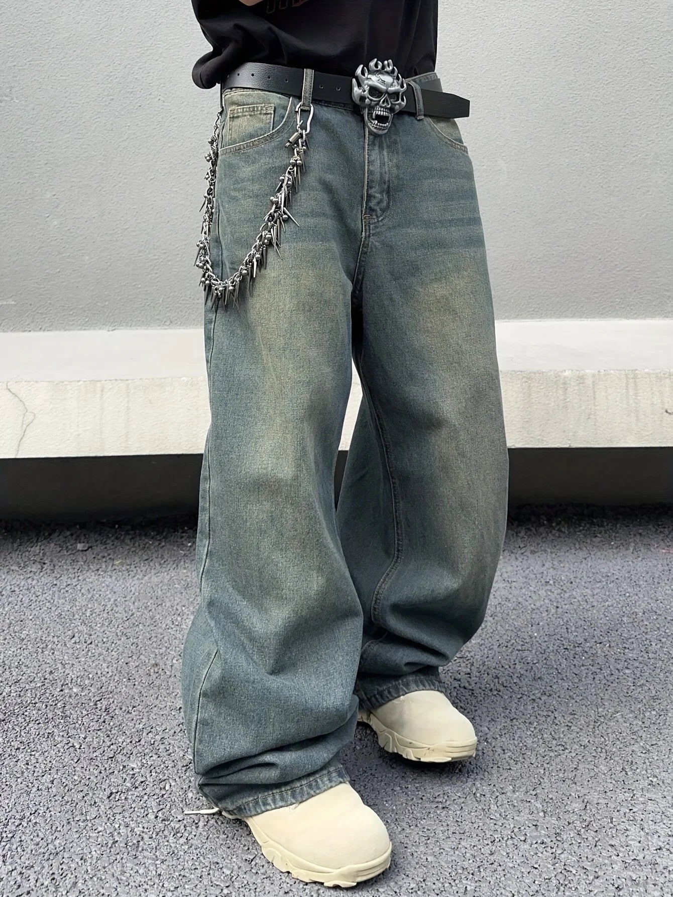 Statement Wide Leg Jeans