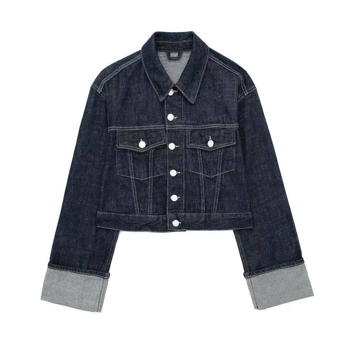 Tweedelig Vintage Denim Set Dames