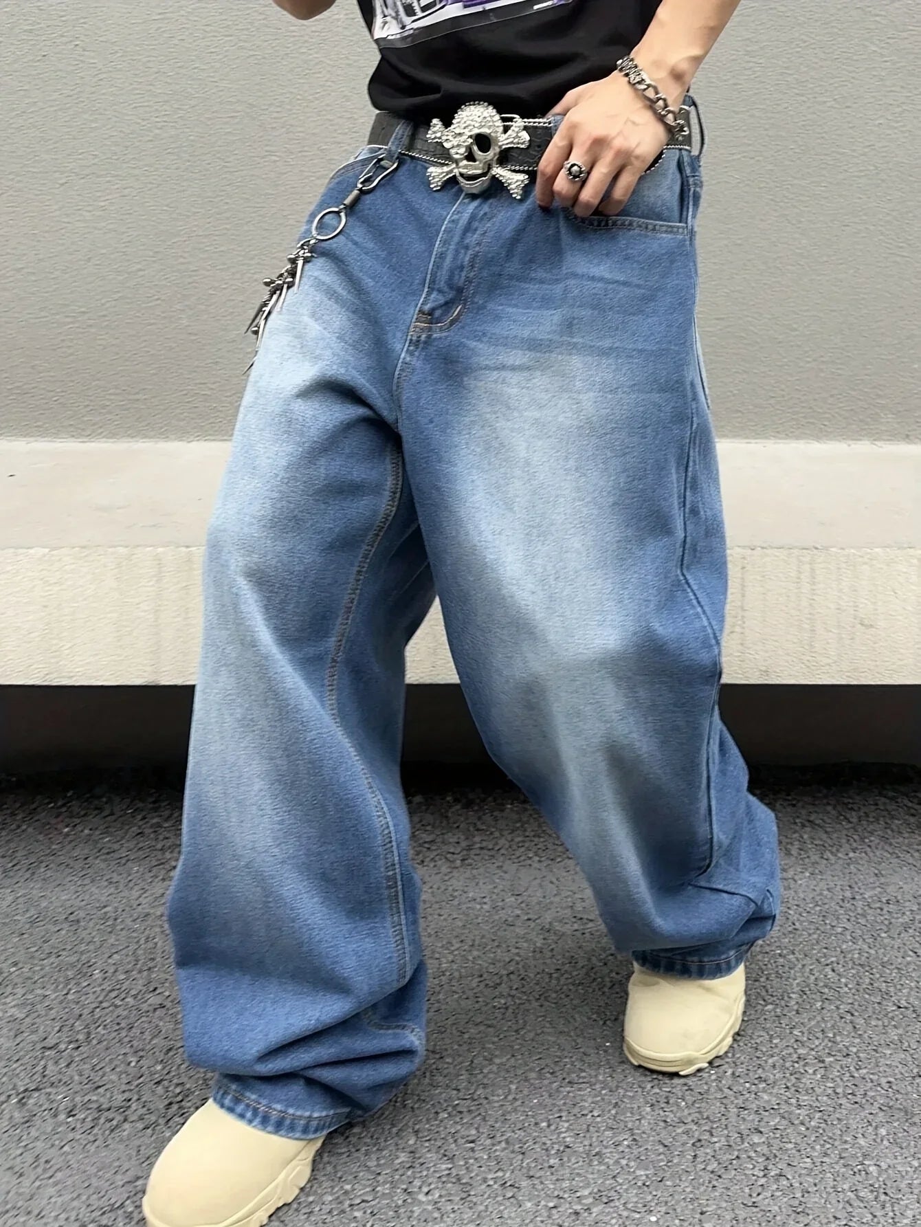 Statement Wide Leg Jeans