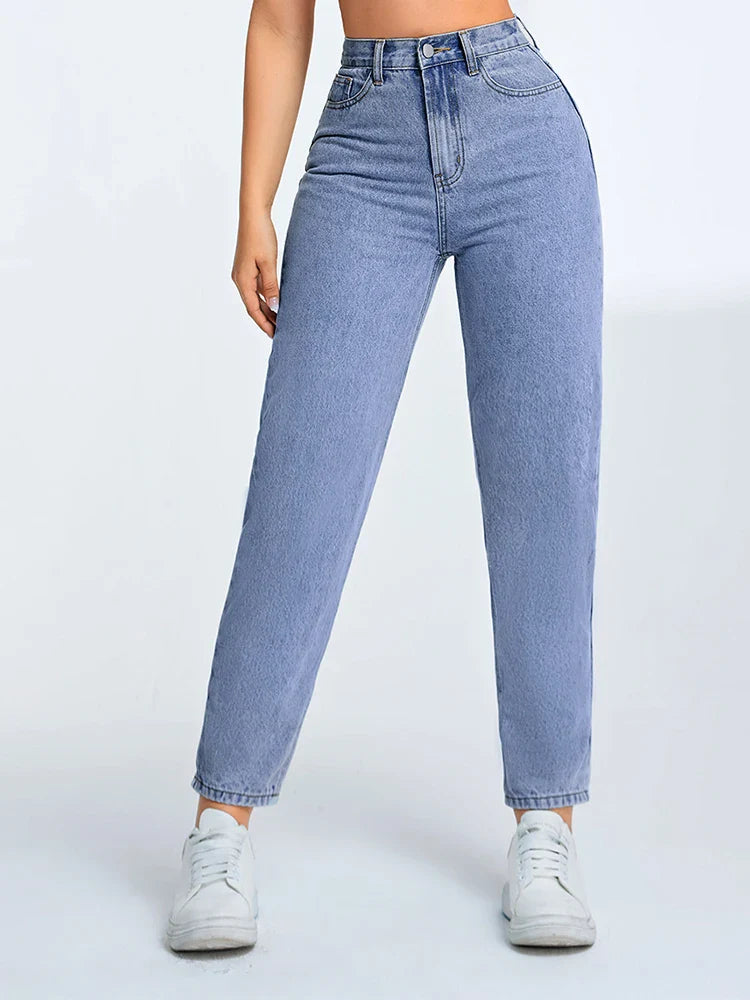 High Waist Mom Jeans Dames