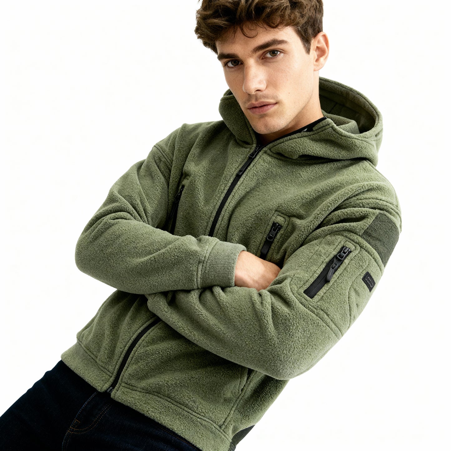 Heren Fleece Tussenjas