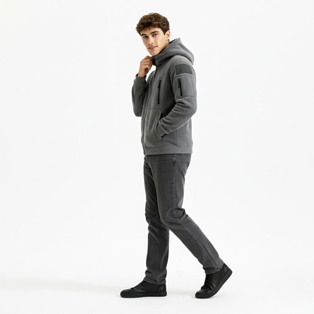 Heren Fleece Tussenjas