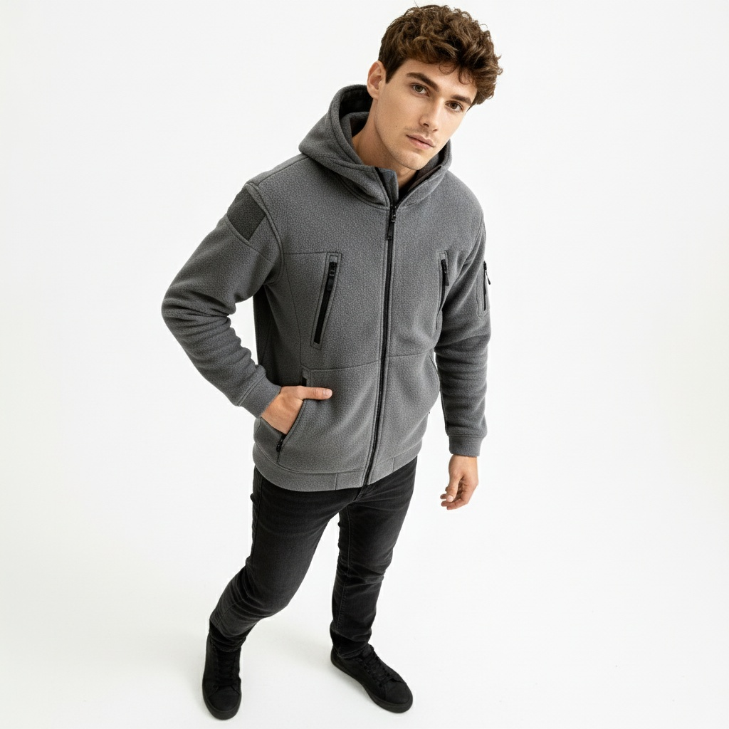 Heren Fleece Tussenjas