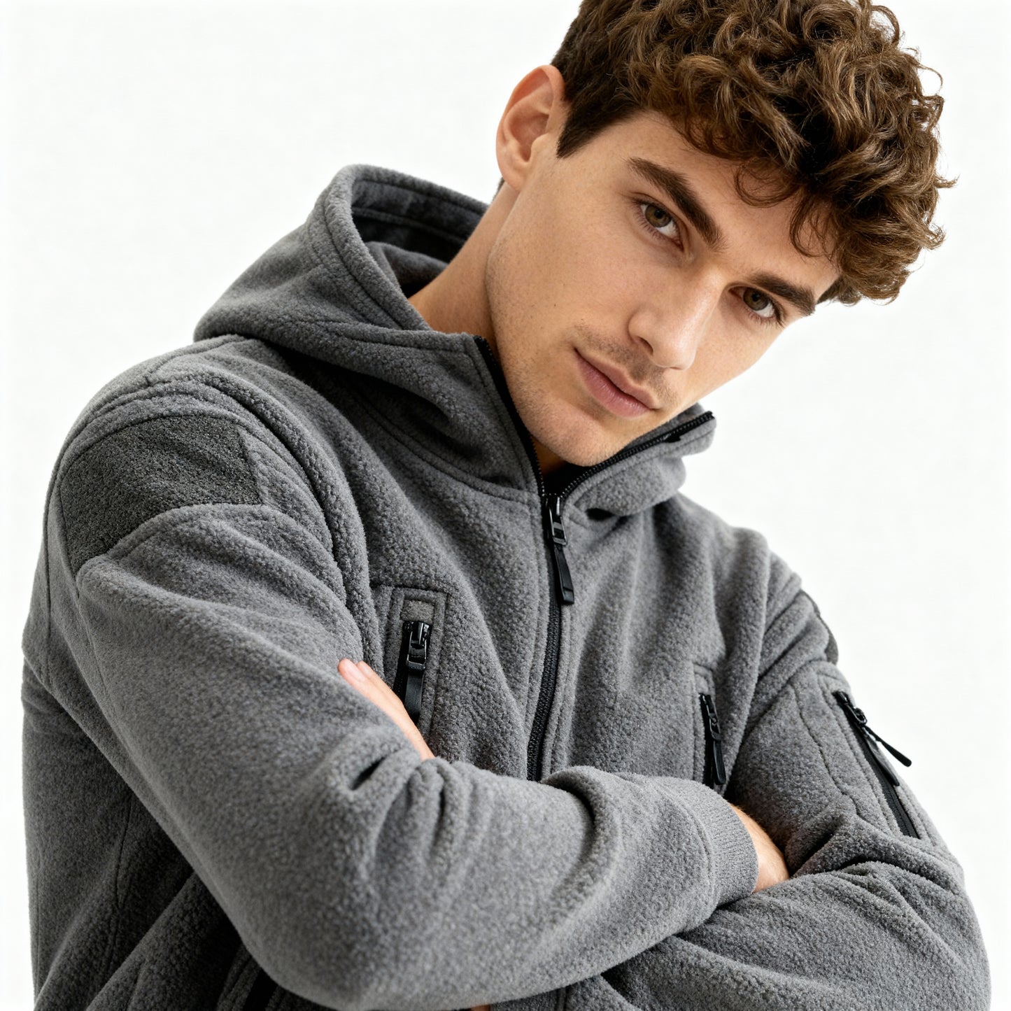 Heren Fleece Tussenjas
