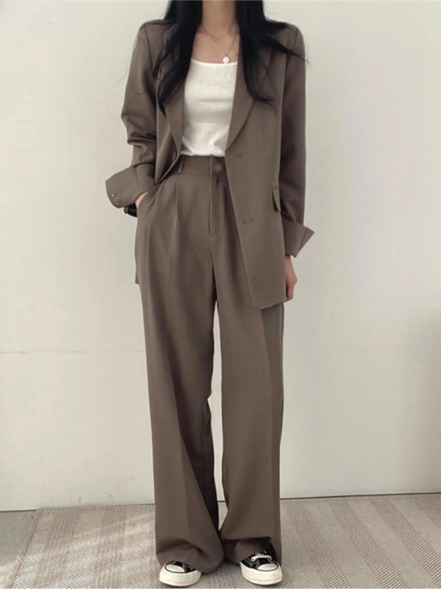 Oversized Blazer Met Pantalon