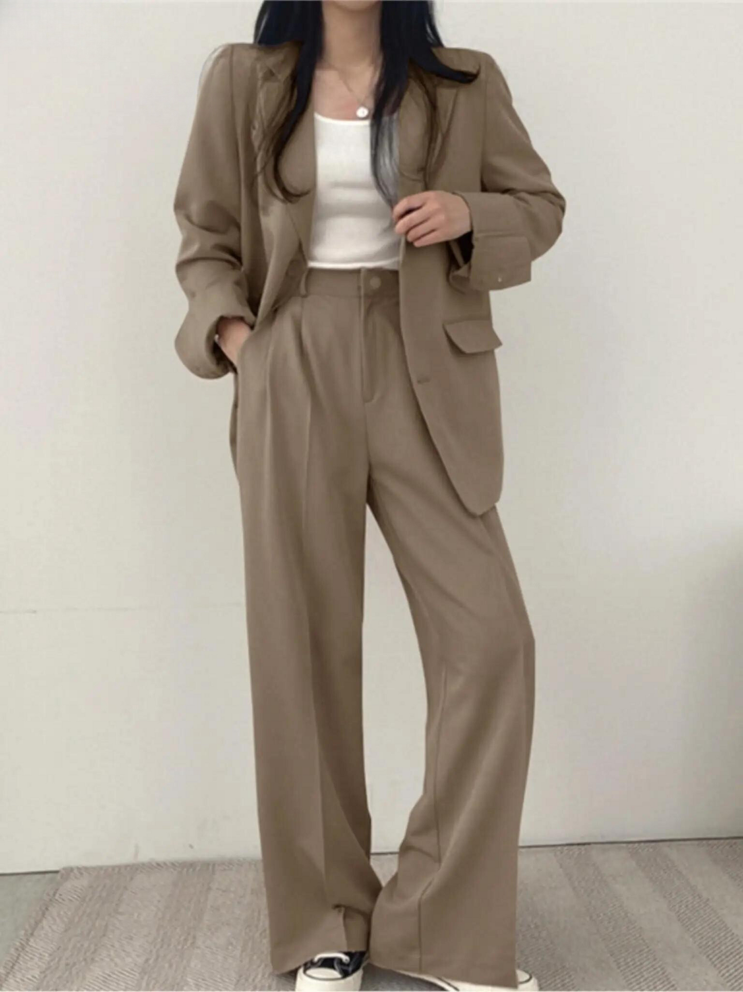 Oversized Blazer Met Pantalon