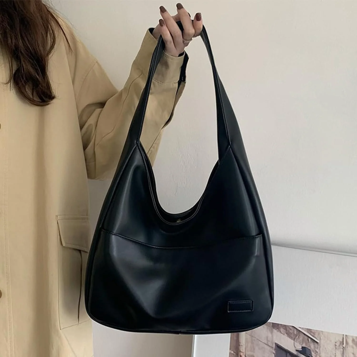Dames Schoudertas – Ruim Model – Slouchy Design – Comfortabele Band – Minimalistisch