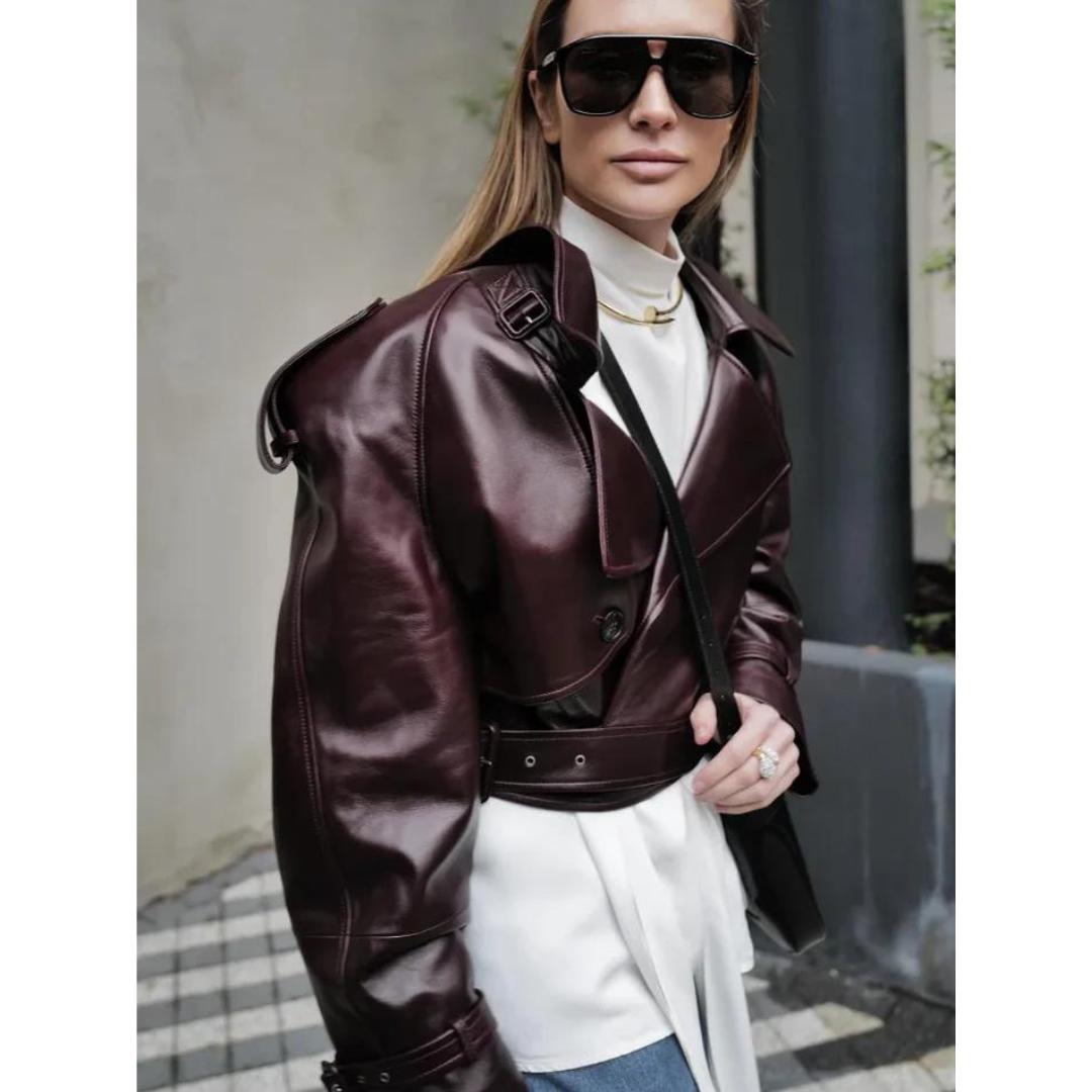 Cropped Leren Bikerjack – Stoere En Luxe Jas Voor Lente, Herfst & Frisse Avonden