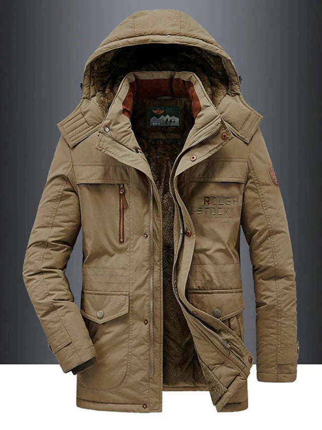 Heren Winterjas Met Capuchon