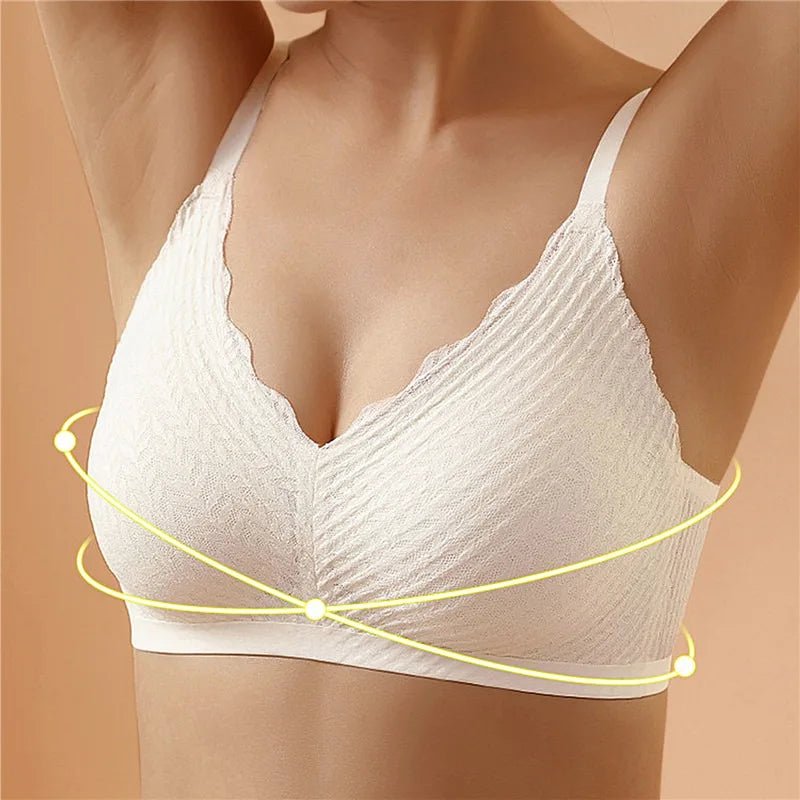 Naadloze Bralette Met Kanten Afwerking – Ultiem Comfort En Vrouwelijke Elegantie
