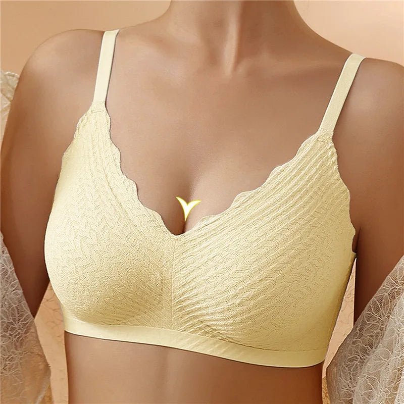 Naadloze Bralette Met Kanten Afwerking – Ultiem Comfort En Vrouwelijke Elegantie