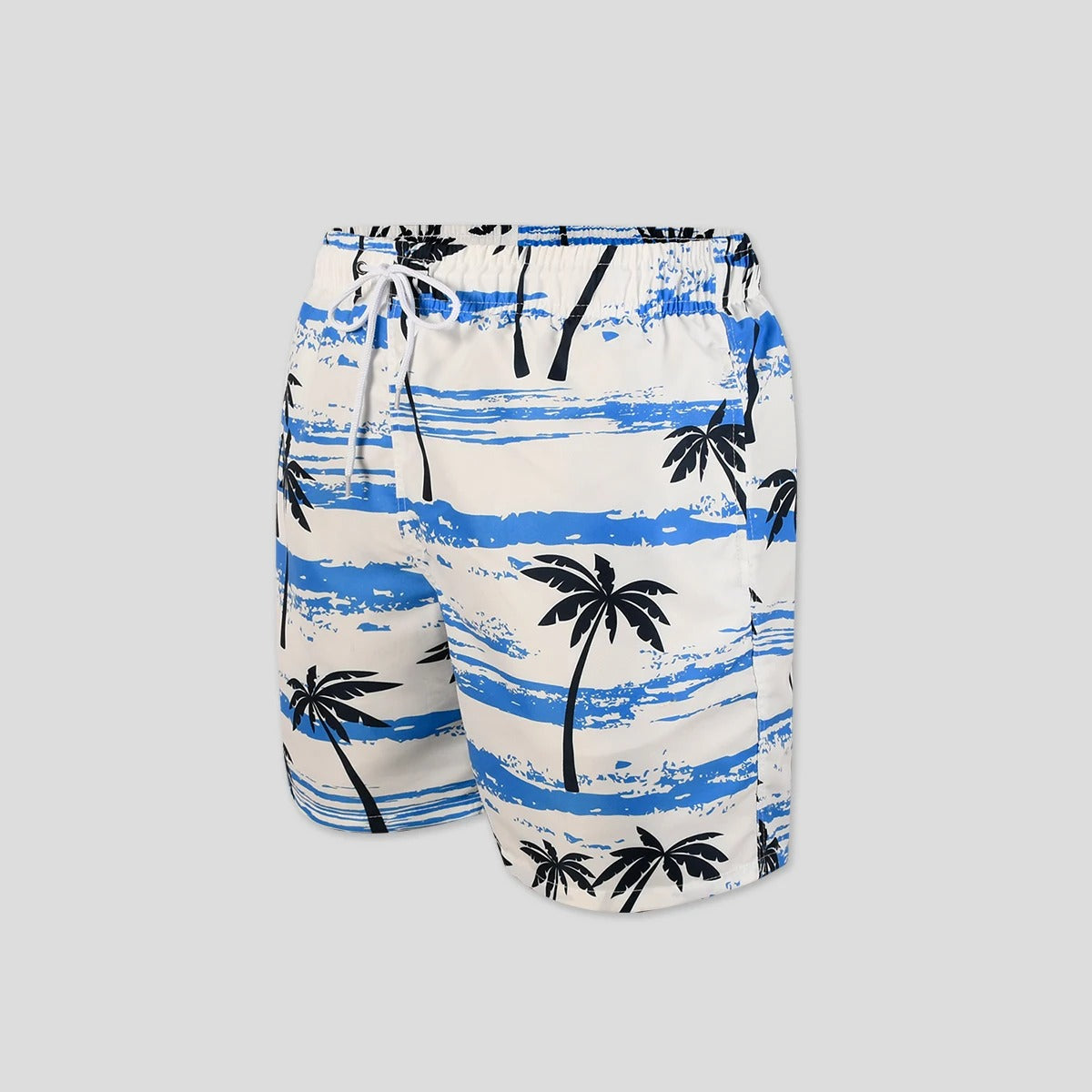 Heren zwembroek met palmprint – luchtig, sneldrogend & elastisch voor de zomer
