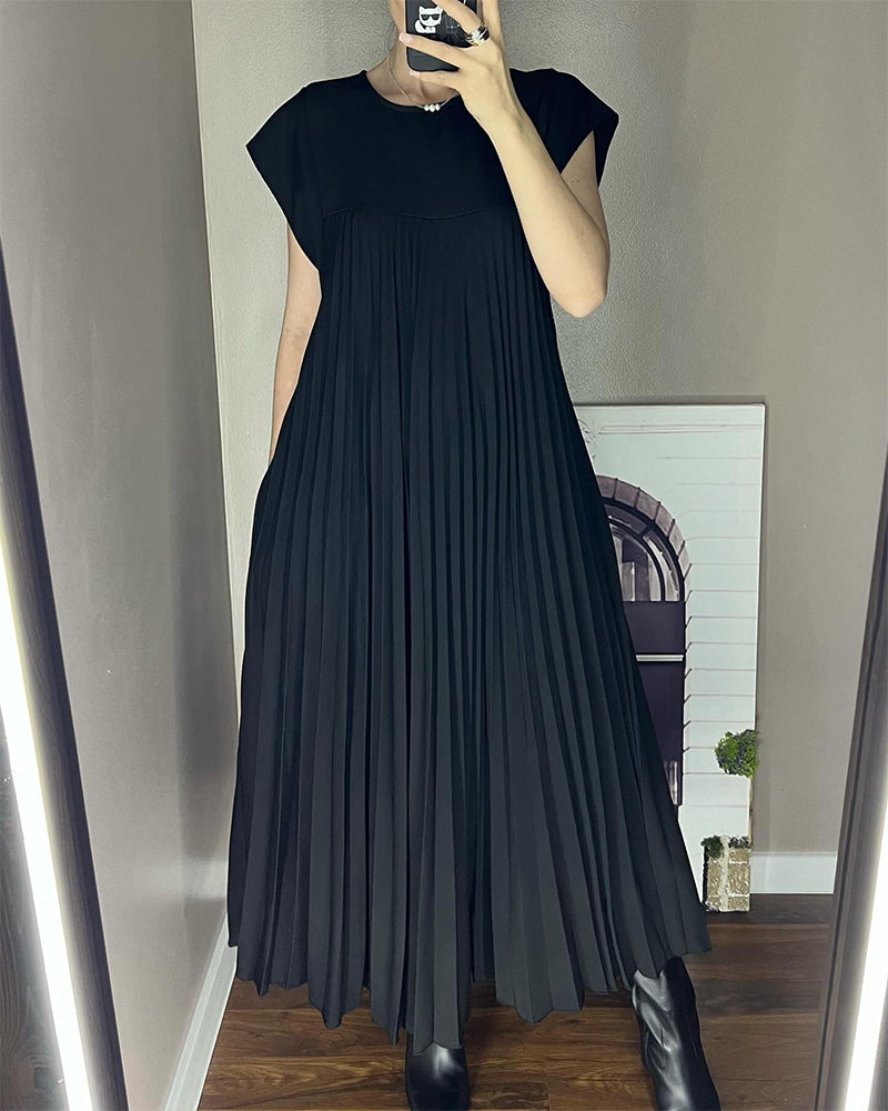 Dames Midi-Jurk Zonder Mouwen – Lente, Zomer En Avondgelegenheden