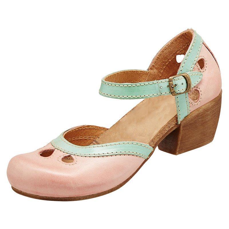 Charmante Retro Sandalen Met Open Details – Speels En Vrouwelijk Design
