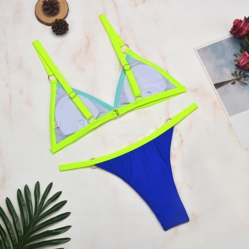 Dames bikini met verstelbare bandjes – stevige pasvorm & minimalistisch design