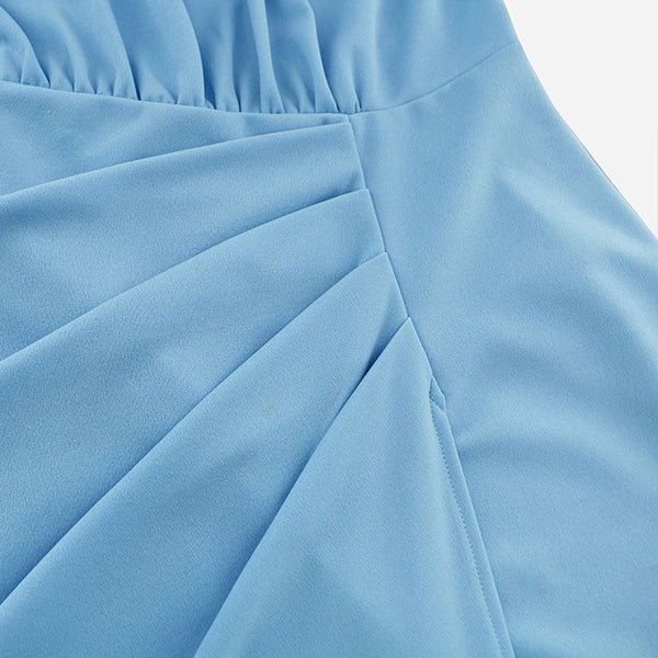 Elegante Midi-Jurk Met Pofmouwen En Overslagrok – Vrouwelijk En Flatterend In Elke Situatie