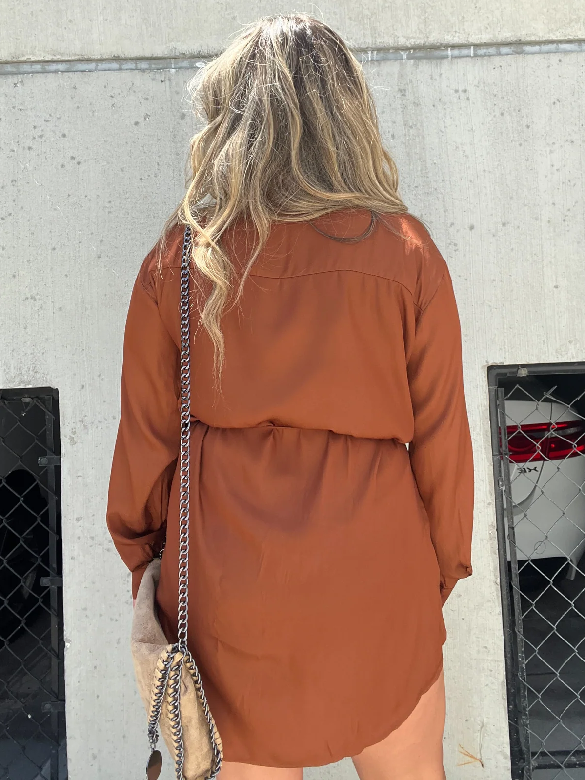 Dames Overhemdjurk Knoopsluiting – Herfst, Voorjaar En Zomer