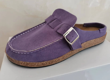 Dames Instapper Met Gesp & Antislipzool – Comfortzool, Slip-On & Voorjaar & Zomer