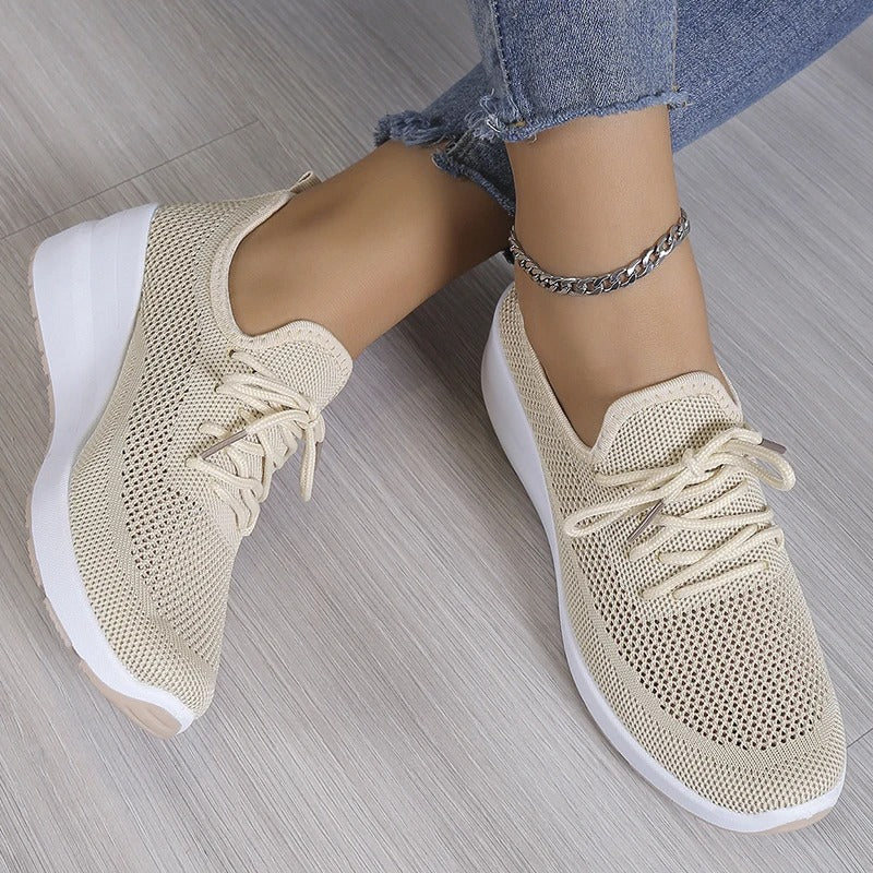 Comfortabele Damessneakers Met Dikke Zool – Stijlvol En Lichtgewicht Ontwerp
